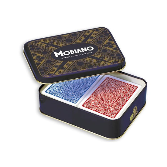 Modiano Ramino Club Tin Box - 8003080076639 - CrystalLotus.eu