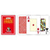 Modiano Texas Poker 100% Plastic 2 Jumbo Index Red - 8003080005462 - CrystalLotus.eu