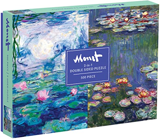 Monet 500 Piece Double Sided Puzzle - 9780735358133 - CrystalLotus.eu
