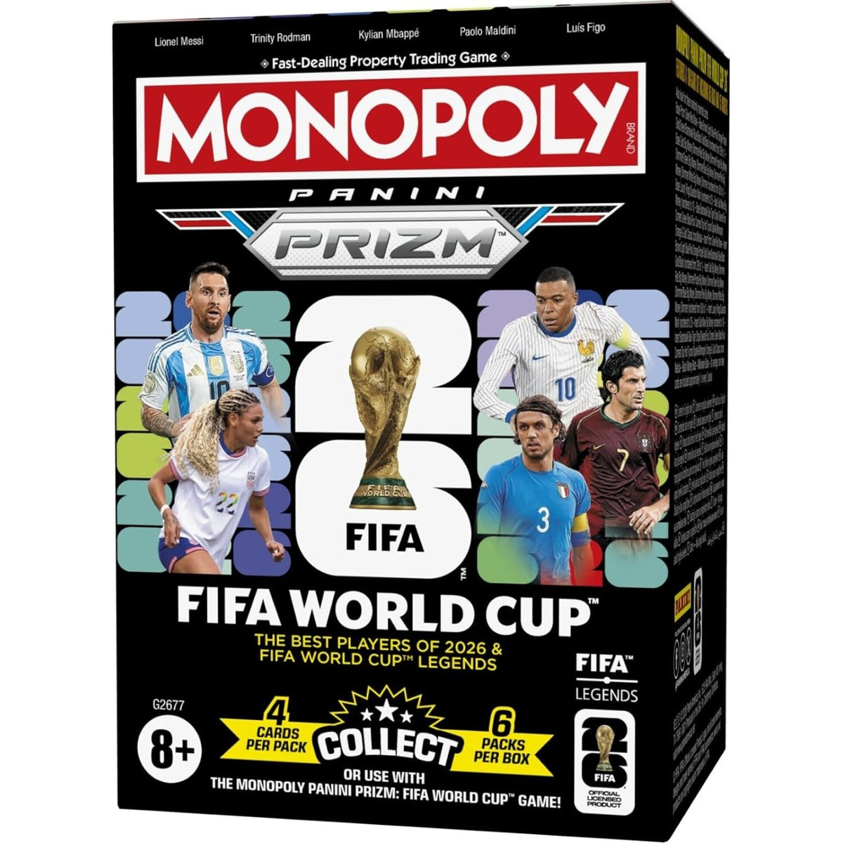 Hasbro - Monopoly Panini Prizm: Fifa World Cup Booster Box (English) (G2677) - 5010996391506 - crystallotus.eu