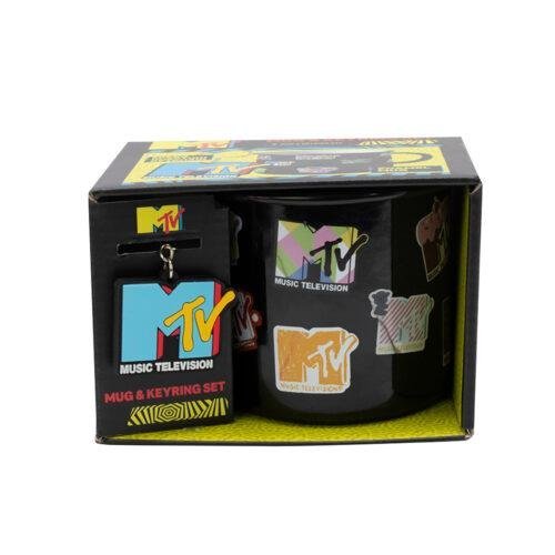 MTV - Logos Σετ Δώρου (Κούπα &amp; Μπρελόκ) - 5056563714088 - CrystalLotus.eu