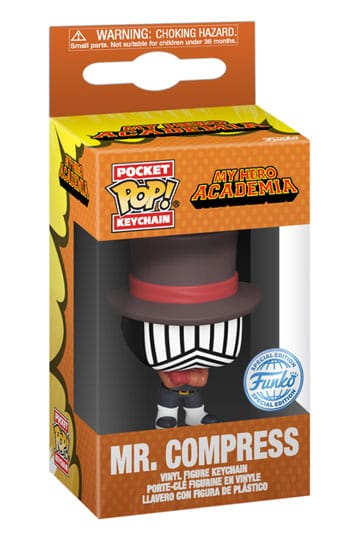 My Hero Academia POP! Vinyl Keychains 4 cm Mr. Compress (Hideout) - 889698697491 - Crystal Lotus