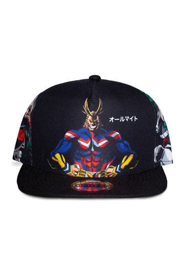 My Hero Academia Snapback Cap All Might, Deku &amp; Bakugo - 8718526148220 - CrystalLotus.eu