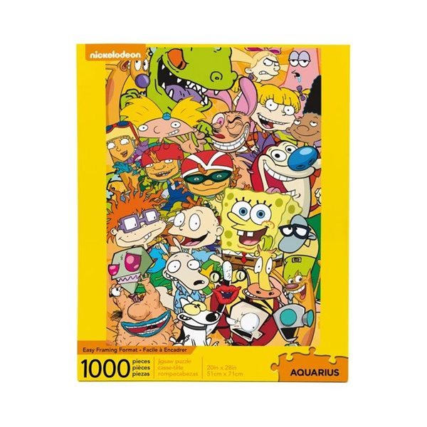 Nickelodeon Jigsaw Puzzle Cast (1000 pieces) - 84039112049 - CrystalLotus.eu