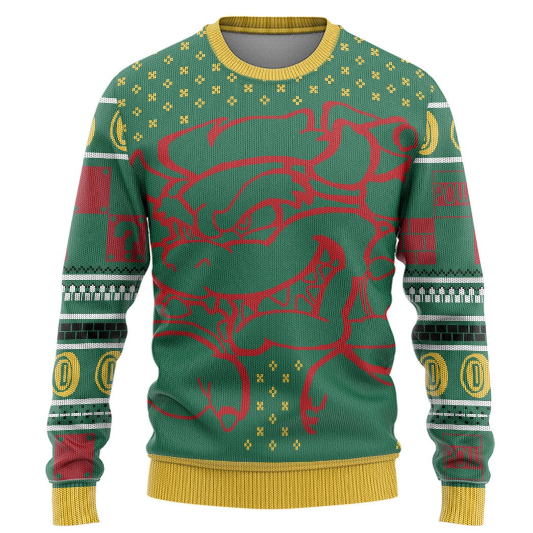 Nintendo Knitted Christmas Sweater Bowser (One Color) - 8718526335453 - CrystalLotus.eu