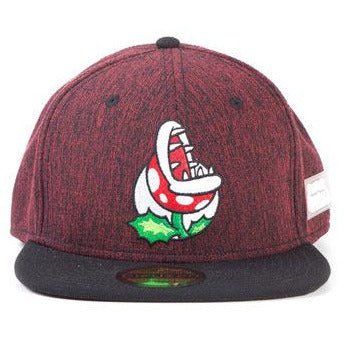 Nintendo Snapback Cap Super Mario Piranha (One Color) - 8718526114669 - CrystalLotus.eu