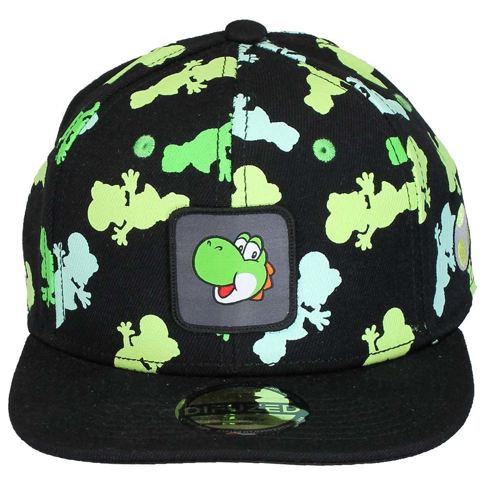 Nintendo Snapback Cap Yoshi All Over Print (One Color) - 8718526120813 - CrystalLotus.eu