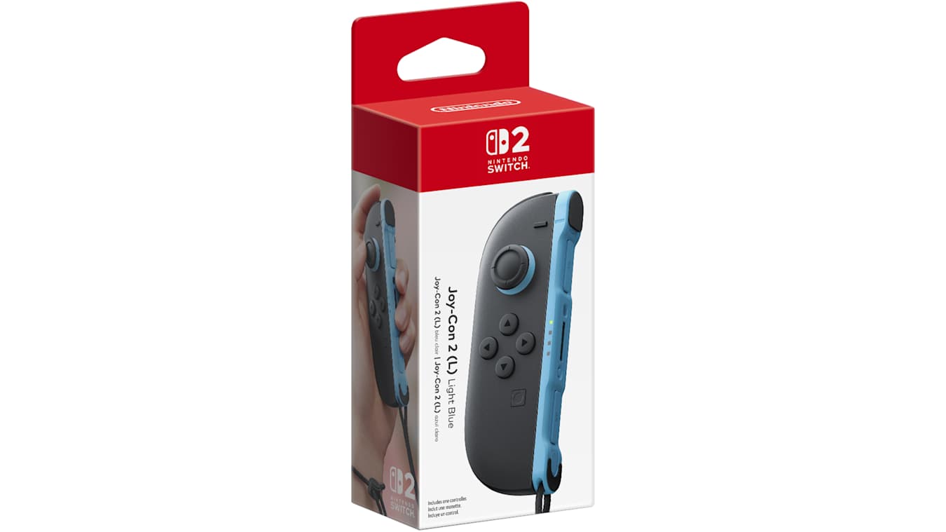 Nintendo Switch 2 - Joy - Con in Light Blue Color (Left) - 045496321390 - Crystal Lotus