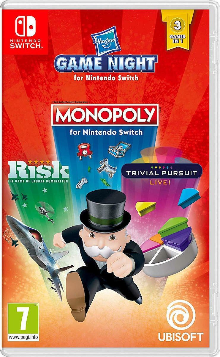 Nintendo Switch - Hasbro Game Night Monopoly And Risk And Trivial Pursuit - 3307216088165 - CrystalLotus.eu