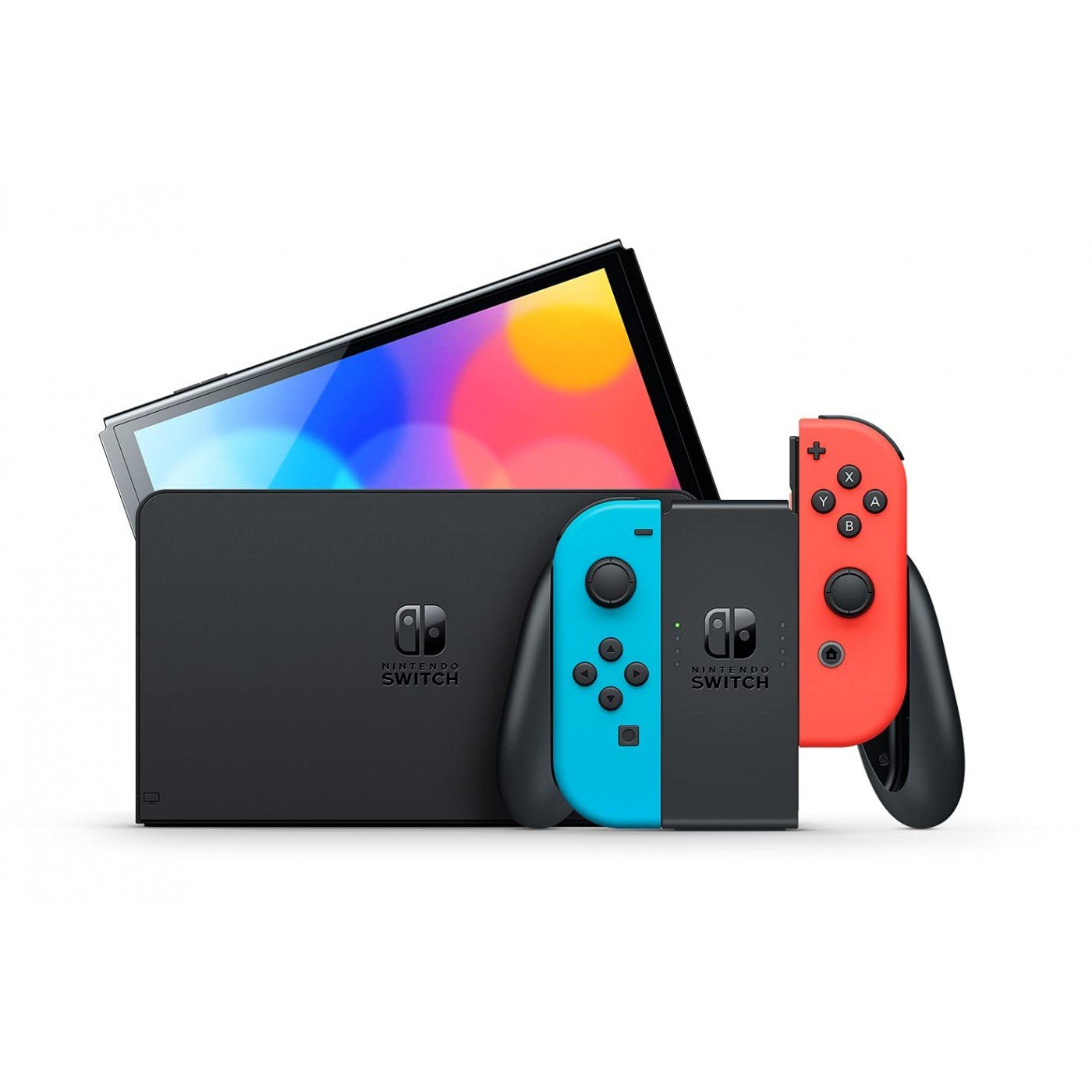 Nintendo Switch OLED 64GB (Neon Blue &amp; Red) - 5949106280303 - CrystalLotus.eu