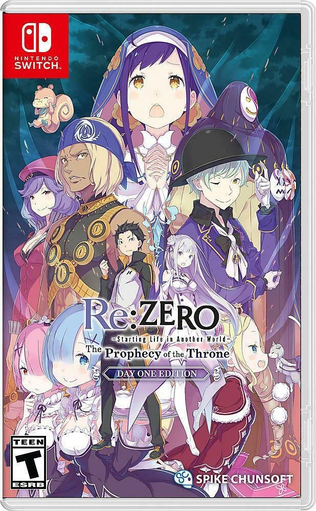 Nintendo Switch - Re:Zero Starting Life In Another World: The Prophecy Of The Throne - 5056280423232 - CrystalLotus.eu
