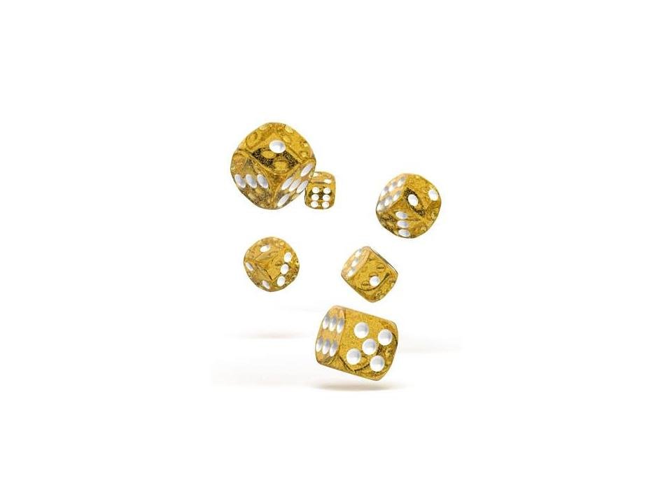 Oakie Doakie Dice D6 Dice 16 mm Speckled - Orange (12) - 4056133700658 - CrystalLotus.eu