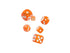 Oakie Doakie Dice D6 Dice 16 mm Translucent - Orange (12) - 4056133700597 - CrystalLotus.eu