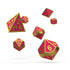 Oakie Doakie Dice RPG Set Metal Glow in the Dark - Golden Princess (7) - 4056133701495 - CrystalLotus.eu