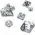 Oakie Doakie Dice RPG Set Translucent - Clear (7) - 4056133701112 - CrystalLotus.eu