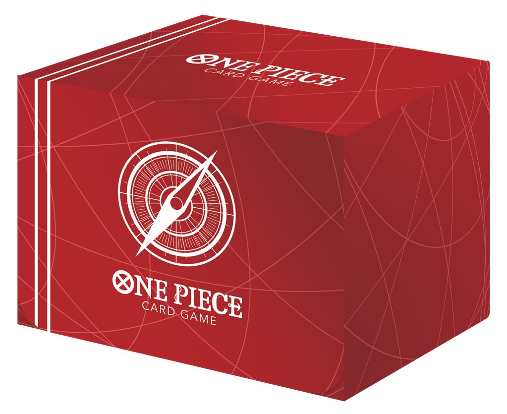 One Piece Card Game - Clear Card Case - Standard Red - 811039039950 - CrystalLotus.eu