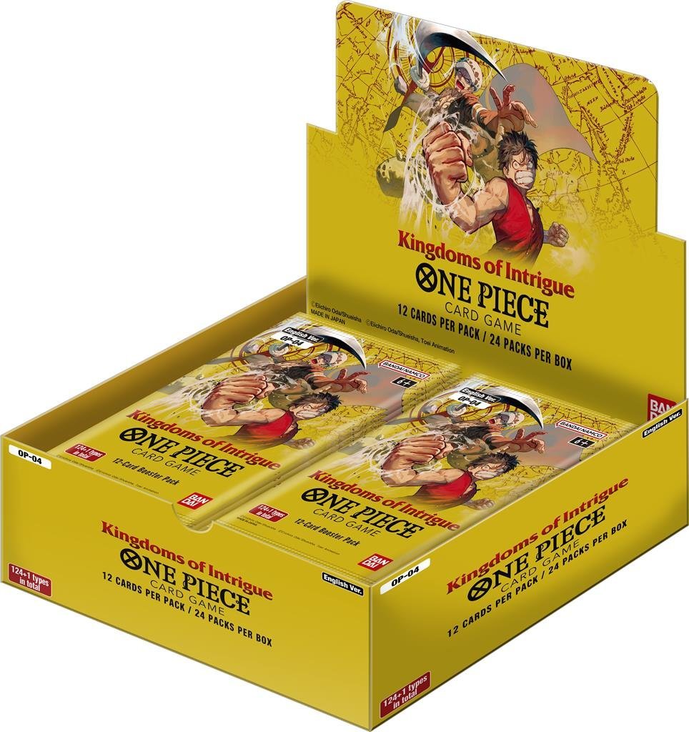 One Piece Card Game - Kingdoms Of Intrigue - OP04 Booster Display (24 Packs) - 810059781993 - CrystalLotus.eu