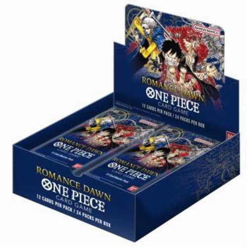 One Piece Card Game - OP01 Romance Dawn Booster Box (24 packs) - 811039038205 - CrystalLotus.eu