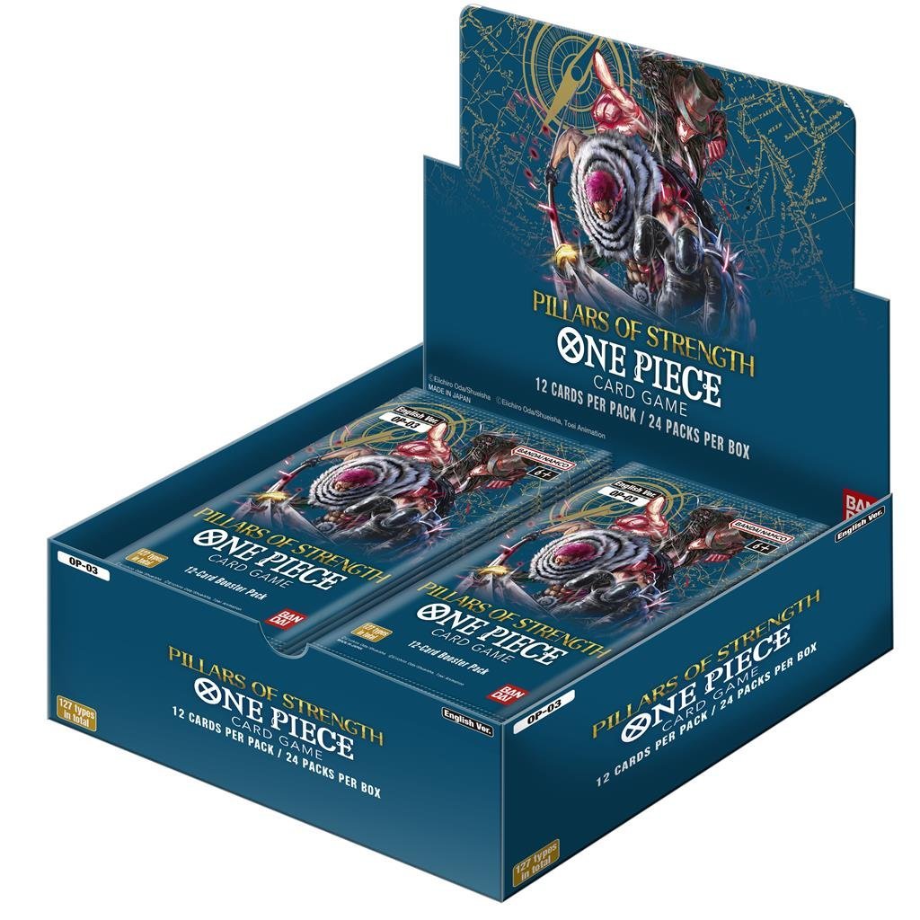 One Piece Card Game - Pillars of Strength - OP03 Booster Box (24 packs) - 810059780514 - CrystalLotus.eu