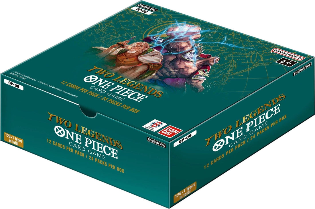 One Piece Card Game - Two Legends - OP08 Booster Display (24 Packs) - 810059787049 - Crystal Lotus