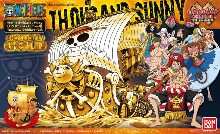 One Piece - Grand Ship Collection Thousand Sunny Gold Version - 4573102557216 - CrystalLotus.eu