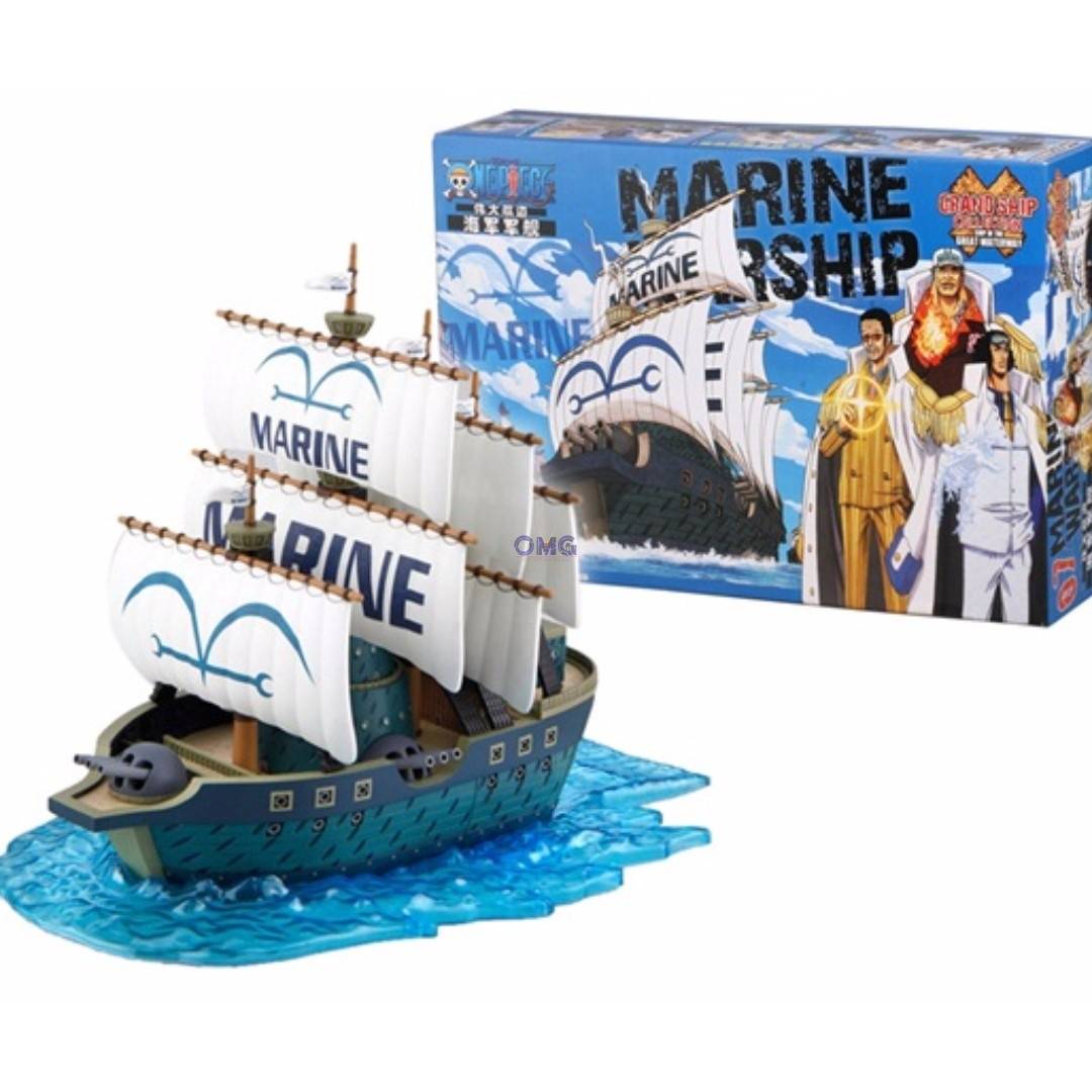 One Piece: Marine Ship - Model Kit - 4573102556196 - CrystalLotus.eu