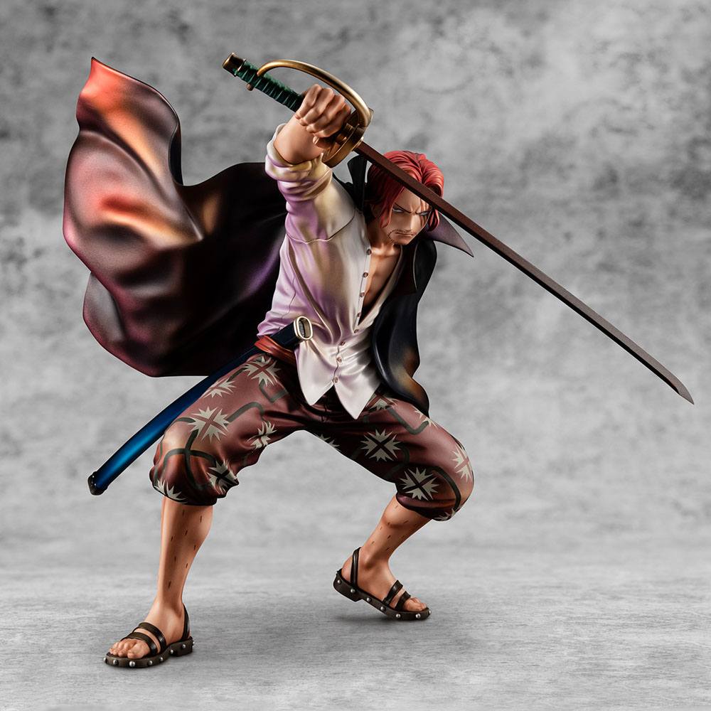 One Piece P.O.P PVC Statue Playback Memories Red - haired Shanks 21 cm - 4535123716324 - Crystal Lotus