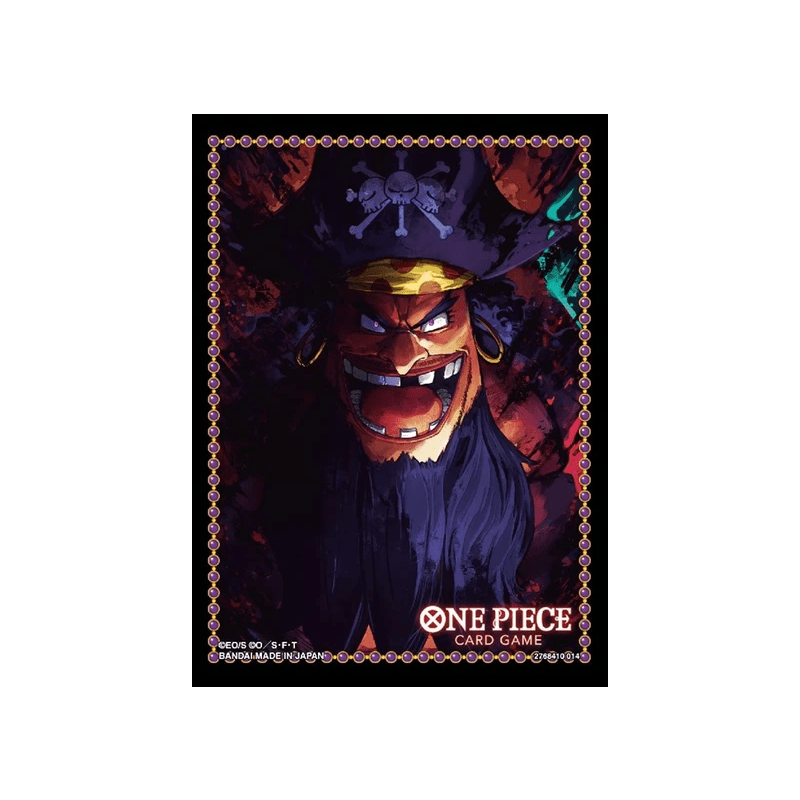 One Piece TCG: Official Sleeves Limited Edition Ver. 3 - Marshall D. Teach (70 pcs) - 810059789814 - Crystal Lotus
