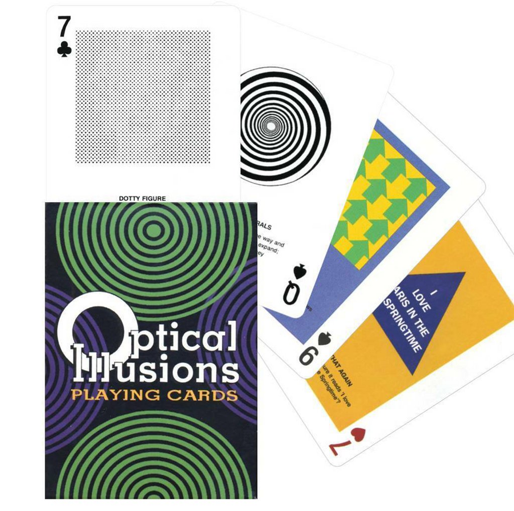 Optical Illusions Playing Card Deck - 9780880796491 - CrystalLotus.eu