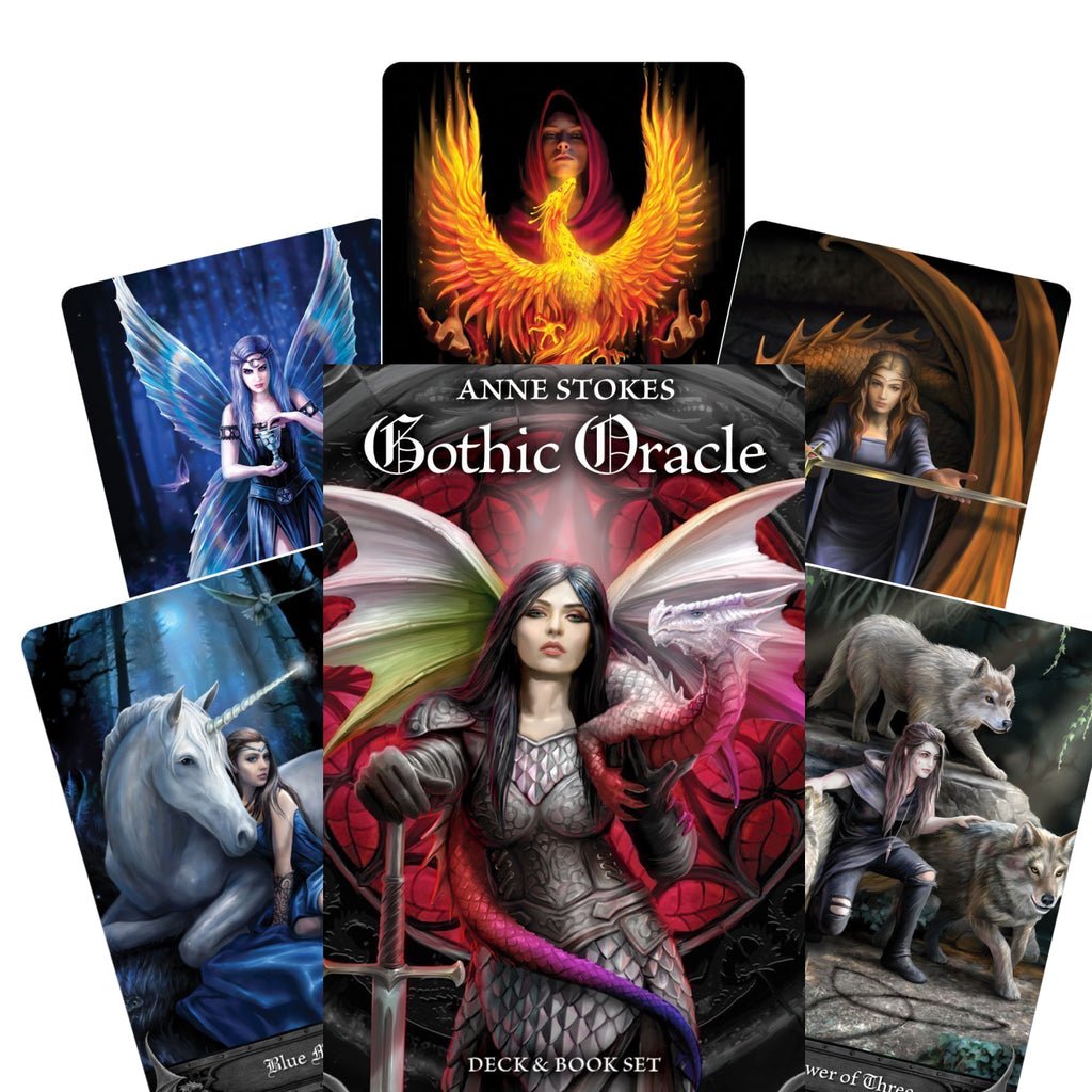 Oracle Cards and book set Anne Stokes Gothic Oracle - 9781646710737 - Crystal Lotus