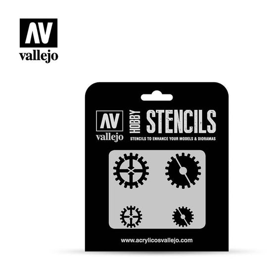 Paint Stencils - Gear Markings - 8429551986564 - CrystalLotus.eu