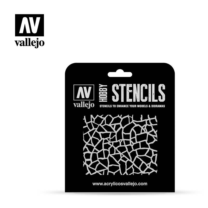 Paint Stencils - Giraffe Camo WWII - 8429551986489 - CrystalLotus.eu