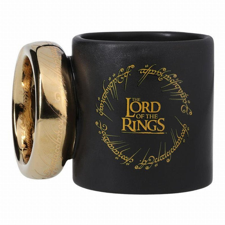 Paladone Lord of the Rings - The One Ring Shaped Mug (500ml) (PP11517LR) - 5056577712667 - CrystalLotus.eu