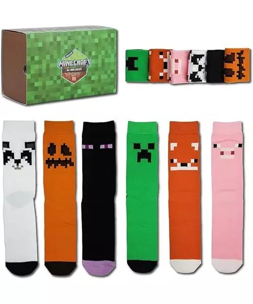 Paladone Minecraft - 3 Pair of Odd Socks (PP9471MCF) - 5055964785505 - CrystalLotus.eu