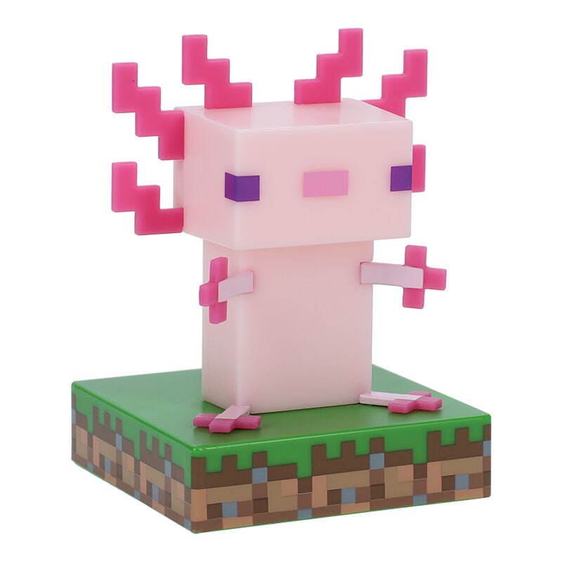 Paladone Minecraft - Axolotl Icon Light (PP11390MCF) - 5056577711394 - CrystalLotus.eu