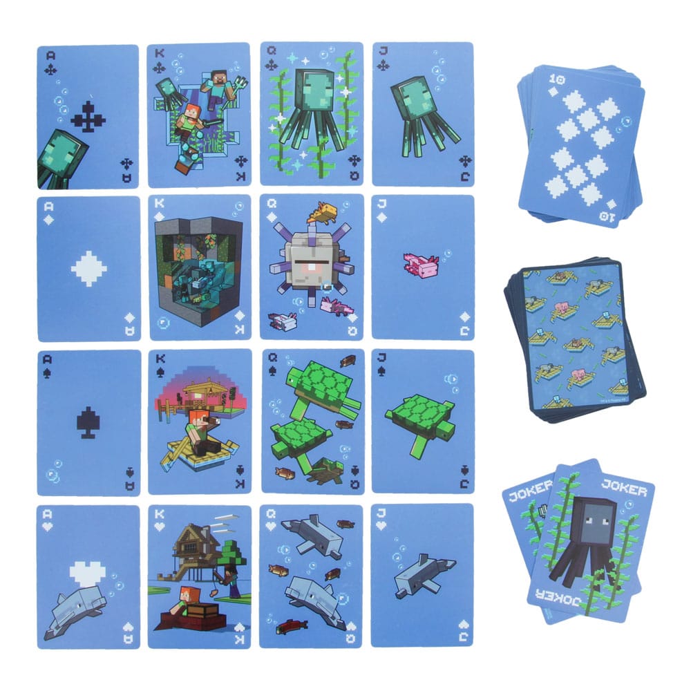 Paladone - Minecraft: Waterproof Deck of Playing Cards - 5056577760712 - Crystal Lotus