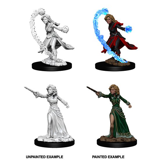 Pathfinder Battles Deep Cuts: Female Human Wizard - WAVE 6 - 634482734124 - CrystalLotus.eu