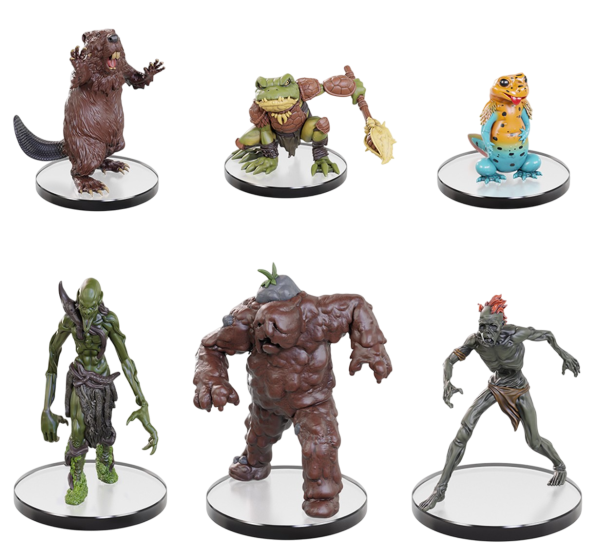 Pathfinder Battles pre - painted Miniatures 6 - Pack Bog Dwellers Boxed Set - 634482975909 - Crystal Lotus