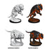 Pathfinder Deep Cuts Unpainted Miniatures: Hell Hounds - WAVE 1 - 634482725818 - CrystalLotus.eu