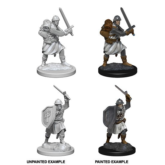 Pathfinder Deep Cuts Unpainted Miniatures: Infantrymen - WAVE 4 - 634482731857 - CrystalLotus.eu