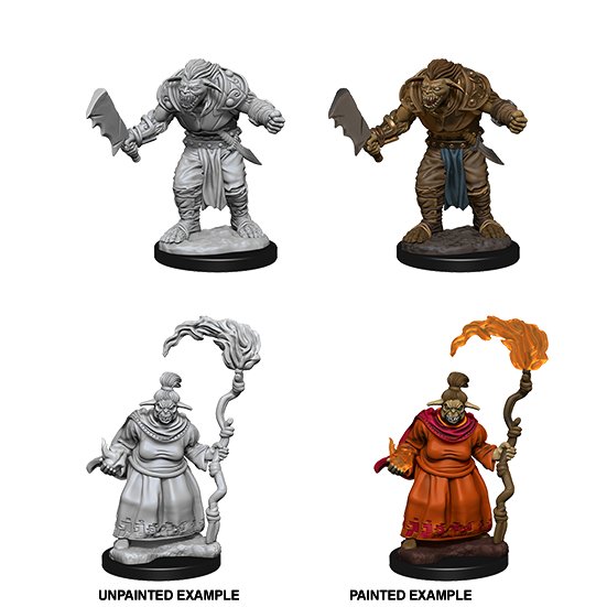 Pathfinder Deep Cuts Unpainted Miniaturess: Bugbears - WAVE 2 - 634482725870 - CrystalLotus.eu