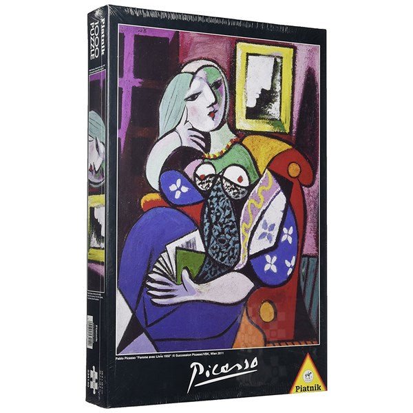 Piatnik (534140) - Pablo Picasso: &quot;Lady with book&quot; - 1000 pieces puzzle - 9001890534140 - CrystalLotus.eu