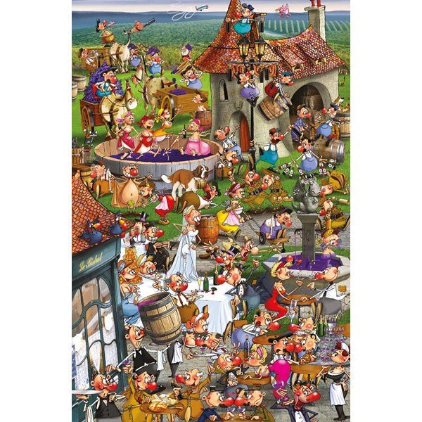 Piatnik (535246) - François Ruyer: &quot;Story of Wine&quot; - 1000 pieces puzzle - 9001890535246 - CrystalLotus.eu