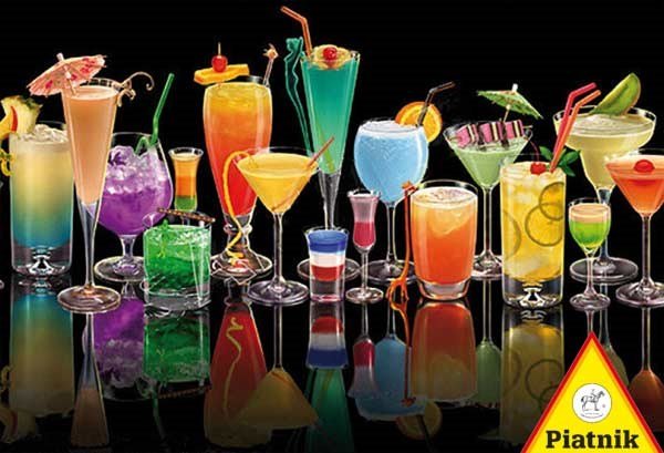 Piatnik (535642) - Royce B. McClure: &quot;Cocktails&quot; - 1000 pieces puzzle - 9001890535642 - CrystalLotus.eu