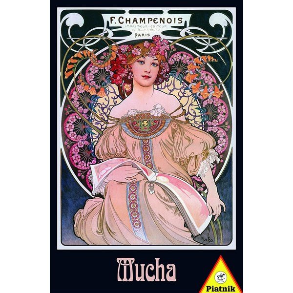 Piatnik (536045) - Alphonse Mucha: &quot;Dreams&quot; - 1000 pieces puzzle - 9001890536045 - CrystalLotus.eu