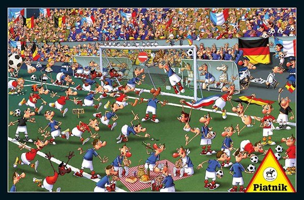 Piatnik (537349) - François Ruyer: &quot;Football&quot; - 1000 pieces puzzle - 9001890537349 - CrystalLotus.eu