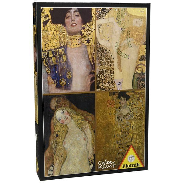 Piatnik (538841) - Gustav Klimt: &quot;Collection of works&quot; - 1000 pieces puzzle - 9001890538841 - CrystalLotus.eu