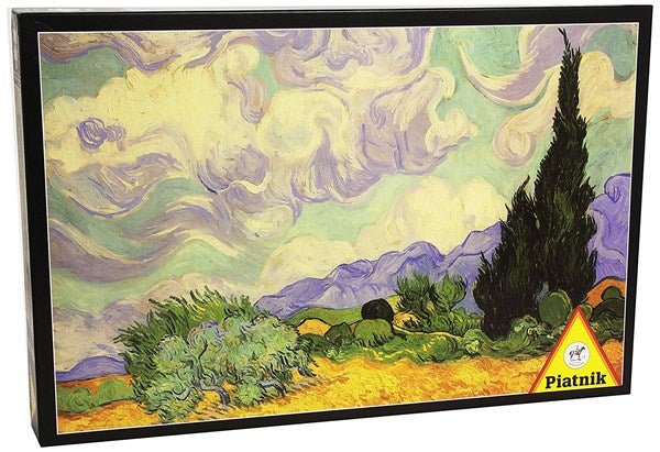 Piatnik (539145) - Vincent van Gogh: &quot;Wheat Field with Cypresses&quot; - 1000 pieces puzzle - 9001890539145 - CrystalLotus.eu