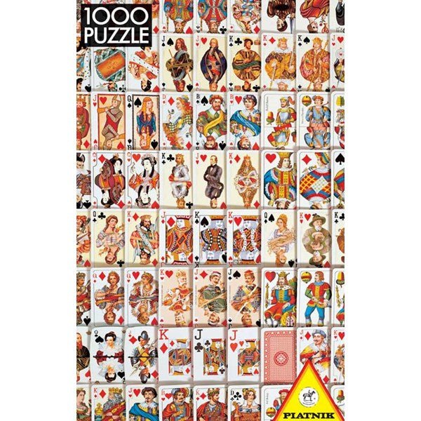 Piatnik (543746) - &quot;Playing Cards&quot; - 1000 pieces puzzle - 9001890543746 - CrystalLotus.eu