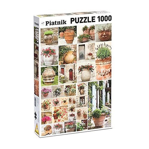 Piatnik (545542) - &quot;Clay Pots with Flowers&quot; - 1000 pieces puzzle - 9001890545542 - CrystalLotus.eu